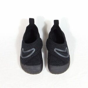 Nike Swoosh 1 TD Flyknit Triple Black Baby Toddler Sz 4C FB3244 003 RARE